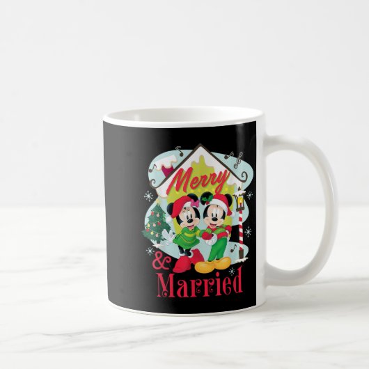 Mickey & Minnie Merry & Married Christmas Kaffeetasse (Rechts)