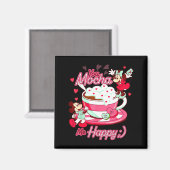 Mickey Amp Minnie Valentines Day You Mocha Me H Magnet (Vorderseite/Rückseite)