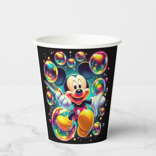Mickey and Minnie Festive Celebration Colorful Pap Pappbecher (Vorderseite)