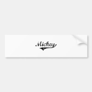 Mickey klassischer Art-Name Autoaufkleber