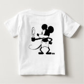 Mickey - Looking in the Mirror (Plane Crazy 1929) Baby T-shirt (Rückseite)