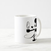 Mickey - Looking in the Mirror (Plane Crazy 1929) Kaffeetasse (VorderseiteRechts)