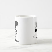 Mickey - Looking in the Mirror (Plane Crazy 1929) Kaffeetasse (Mittel)