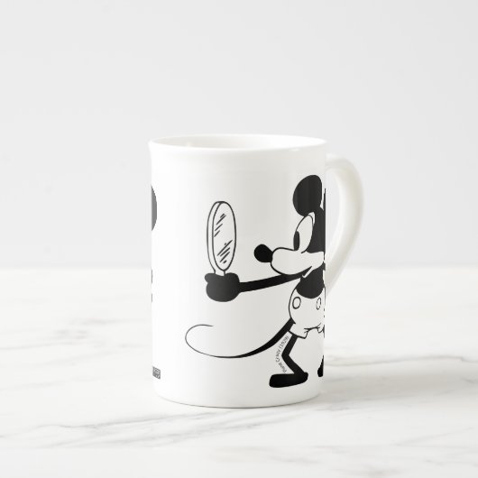 Mickey - Looking in the Mirror (Plane Crazy 1929) Porzellantasse (Vorderseite Rechts)