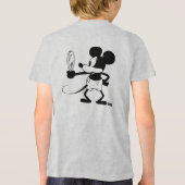 Mickey - Looking in the Mirror (Plane Crazy 1929) Tri-Blend Shirt (Rückseite)