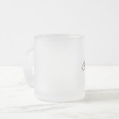 Mickey Mantle® mattierte GlasTasse Mattglastasse (Vorderseite Links)