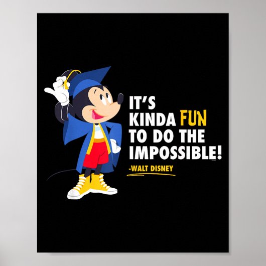 Mickey-Maus-Abschluss neuer Absolvent schafft das Poster (Vorne)
