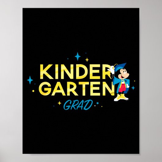 Mickey Maus 'Kindergarten-Absolvent' Kinder-Abschl Poster (Vorne)