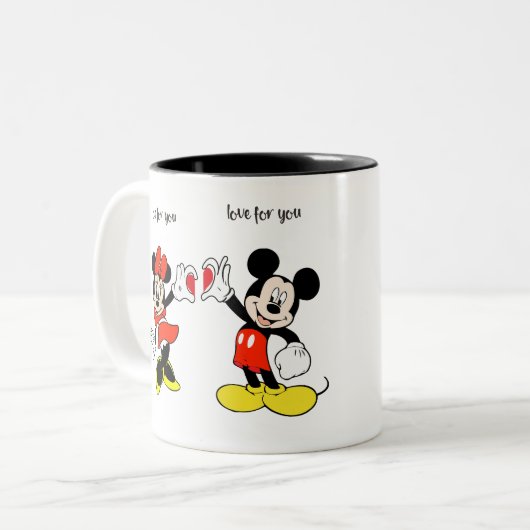 Mickey & Minie TASSE (Vorderseite Links)
