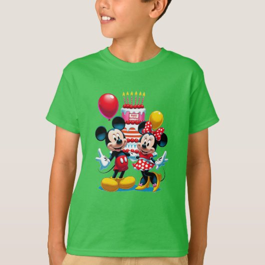Mickey & Minnie Birthday Bash T-Shirt (Vorderseite)