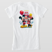 Mickey & Minnie Birthday Bash T-Shirt (AblageHinten)