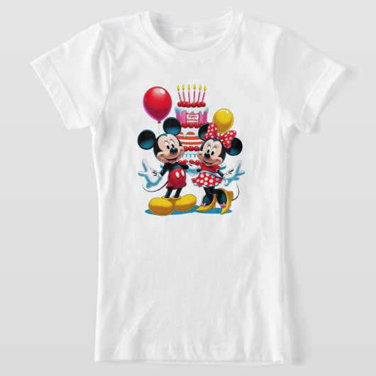 Mickey & Minnie Birthday Bash T-Shirt (Ablage )