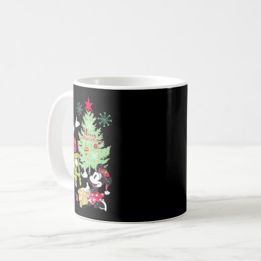 Mickey Minnie Clic Christmas Tree  Kaffeetasse (Vorderseite Links)