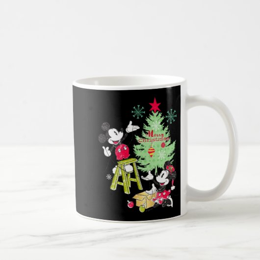 Mickey Minnie Clic Christmas Tree Kaffeetasse (Rechts)