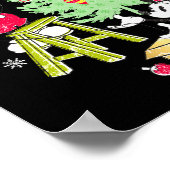 Mickey Minnie Clic Christmas Tree Poster (Ecke)