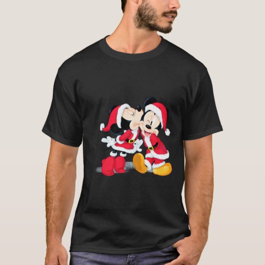 Mickey Minnie Jingle Bell Fun T-Shirt (Vorderseite)