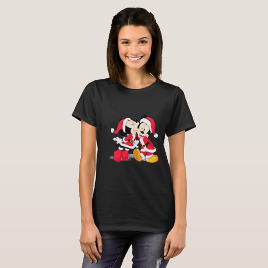 Mickey Minnie Jingle Bell Fun T-Shirt (Vorne ganz)