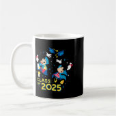 Mickey & Minnie Mouse Abschlussklasse 2025 Kaffeetasse (Links)