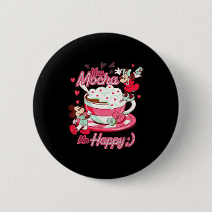 Mickey & Minnie Valentinstag You Mocha Me H Button