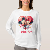 Mickey & Minnie's Timeless Liebe T - Shirt (Vorderseite)