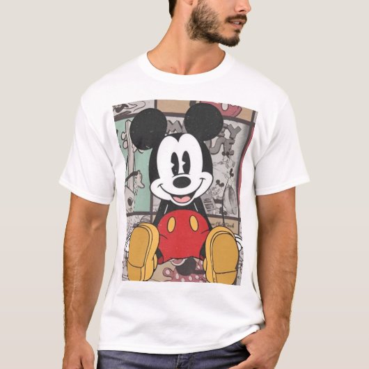 Mickey Mouse-Abbildung T-Shirt (Vorderseite)