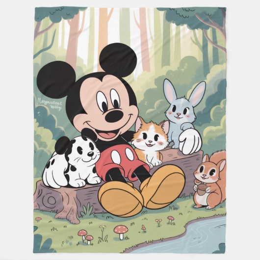 Mickey Mouse Blanket Fleecedecke (Vorderseite)
