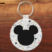 Mickey Mouse Fun Birthday key chain favor Schlüsselanhänger (Vorderseite)