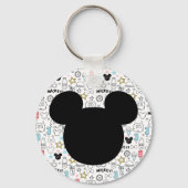 Mickey Mouse Fun Birthday key chain favor Schlüsselanhänger (Rückseite)