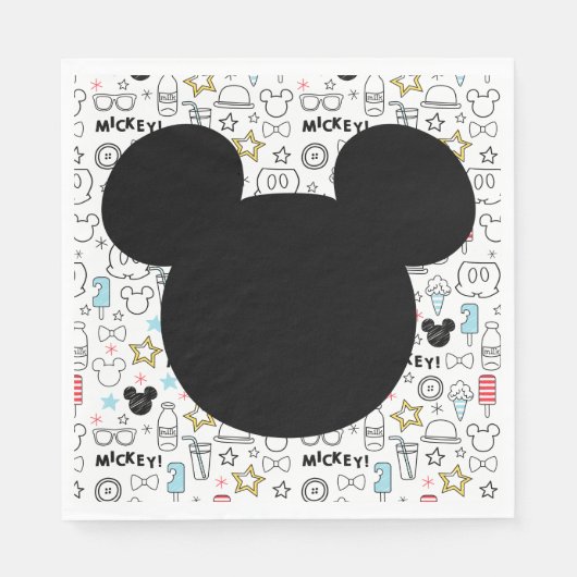 Mickey Mouse Fun Birthday party napkin Serviette (Vorderseite)