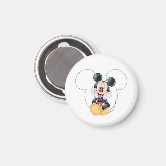 Mickey Mouse Magnet (Vorderseite/Rückseite)
