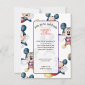 Mickey Mouse Polka Dot Baby Shower Einladung (Vorderseite)