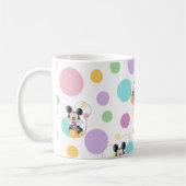 Mickey Mouse Polka Dot Baby Shower Kaffeetasse (Links)