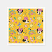 Mickey Mouse Polka Dot  orange Baby Shower Serviette (Vorderseite)