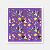 Mickey Mouse Polka Dot purple Baby Shower Serviette (Vorderseite)