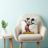 Mickey Mouse Pumpkin Character - Halloween-Cartoon Kissen (Stuhl )