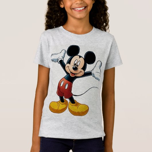 Mickey Mouse Pumpkin Character – Halloween Cartoon T-Shirt (Vorderseite)