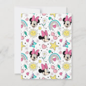 Mickey Mouse Punkte Baby Shower Einladung (Rückseite)