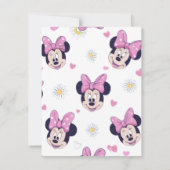 Mickey Mouse Punkte Baby Shower Einladung (Rückseite)