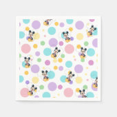Mickey Mouse Punkte Baby Shower Serviette (Vorderseite)