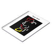 Mickey spiral notebook notizblock (Linke Seite)