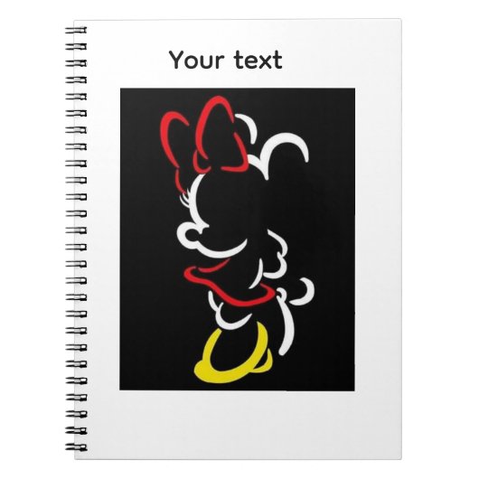 Mickey spiral notebook notizblock (Vorderseite)
