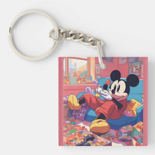 Mickey Take a Brake Schlüsselanhänger (Vorderseite)