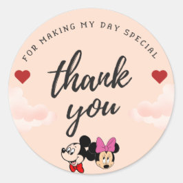 Mickey Thankyou Sticker