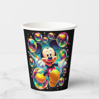 Mickey und Minnie Festliche Feier Farbige Pap Pappbecher