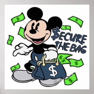 Mickey Vibranity Prosperity Motivation Poster