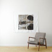 #MICKEYMOUSE With #CHRISTMASSTAR Wandteppich (Beispiel (Horizontal))