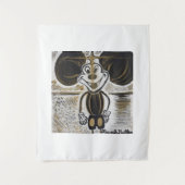 #MICKEYMOUSE With #CHRISTMASSTAR Wandteppich (Vorderseite)