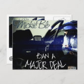 MICKIE BLU POSTKARTE (Vorne/Hinten)