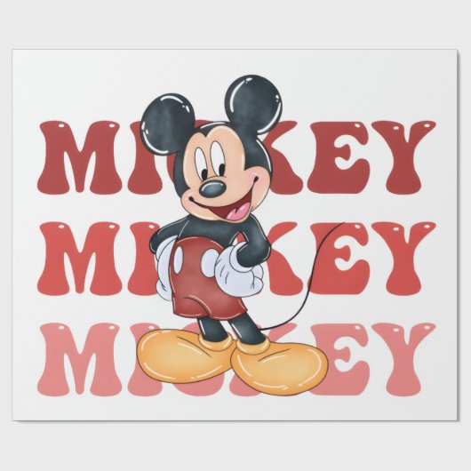 Micky Maus Geschenkpapier (Flach)