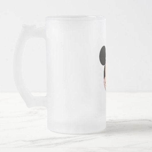 Micky Mug Mattglas Bierglas (Links)